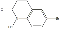 6-Bromo-1-hydroxy-3,4-dihydroquinolin-2(1H)-one,,结构式