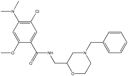 N-(4-Benzylmorpholin-2-ylmethyl)-5-chloro-4-(dimethylamino)-2-methoxybenzamide