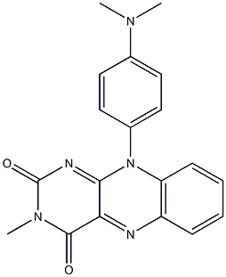 3-Methyl-10-[4-(dimethylamino)phenyl]pyrimido[4,5-b]quinoxaline-2,4(3H,10H)-dione