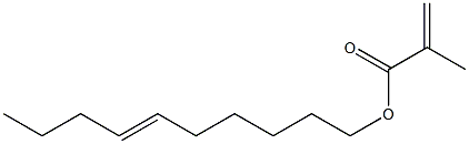 Methacrylic acid (6-decenyl) ester Struktur