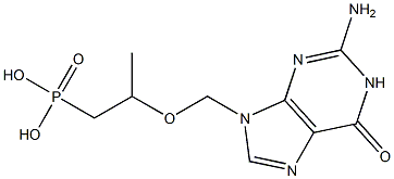 2-[[(2-Amino-1,9-dihydro-6-oxo-6H-purin)-9-yl]methoxy]propylphosphonic acid