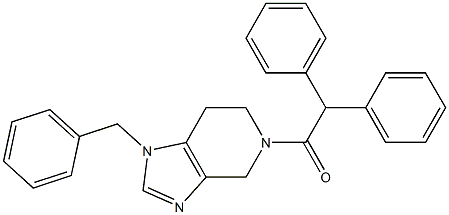 1-Benzyl-5-diphenylacetyl-4,5,6,7-tetrahydro-1H-imidazo[4,5-c]pyridine