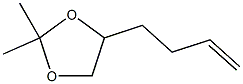 2,2-Dimethyl-4-(3-butenyl)-1,3-dioxolane Structure