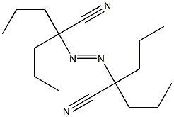 2,2'-Azobis(2,2-dipropylacetonitrile) 结构式