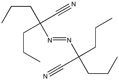 2,2'-Azobis(2,2-dipropylacetonitrile) Structure