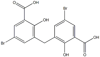 3,3'-Methylenebis(5-bromo-2-hydroxybenzoic acid)