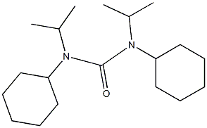 N,N'-Dicyclohexyl-N,N'-diisopropylurea Structure