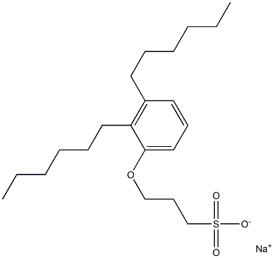 3-(2,3-Dihexylphenoxy)propane-1-sulfonic acid sodium salt