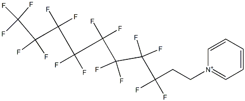 1-[2-(Heptadecafluorooctyl)ethyl]pyridinium 结构式