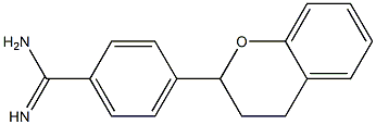 4-[(3,4-Dihydro-2H-1-benzopyran)-2-yl]benzamidine