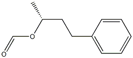 (+)-Formic acid (R)-1-methyl-3-phenylpropyl ester Struktur