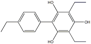 4,6-Diethyl-2-(4-ethylphenyl)benzene-1,3,5-triol|