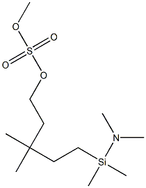  Dimethyl(dimethylamino)(5-(methoxysulfonyloxy)-3,3-dimethylpentyl)silane