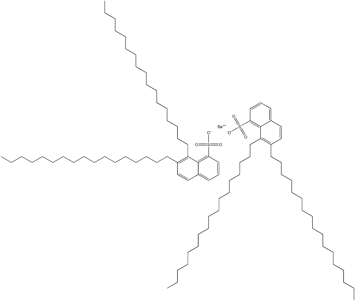 Bis(7,8-diheptadecyl-1-naphthalenesulfonic acid)barium salt