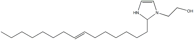 2-(7-Pentadecenyl)-4-imidazoline-1-ethanol,,结构式