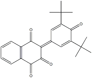 2-(3,5-Di-tert-butyl-4-oxo-2,5-cyclohexadien-1-ylidene)-1,3,4(2H)-naphthalenetrione