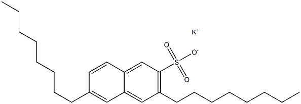 3,6-Dioctyl-2-naphthalenesulfonic acid potassium salt