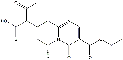 8-[(R)-Acetylthio(carboxy)methyl]-6,7,8,9-tetrahydro-6-methyl-4-oxo-4H-pyrido[1,2-a]pyrimidine-3-carboxylic acid 3-ethyl ester|