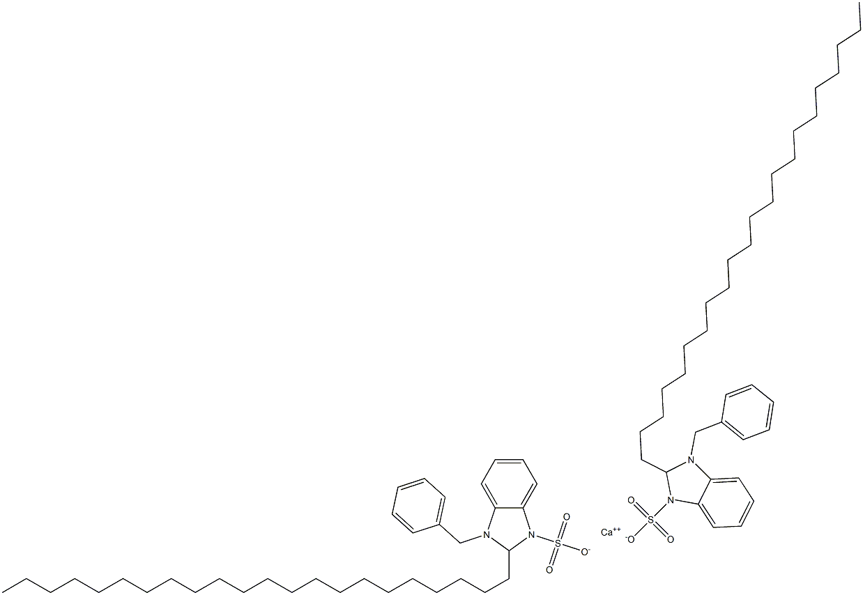 Bis(1-benzyl-2,3-dihydro-2-docosyl-1H-benzimidazole-3-sulfonic acid)calcium salt