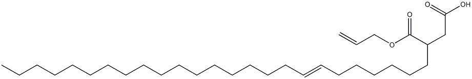 3-(7-ペンタコセニル)こはく酸1-水素4-アリル 化学構造式