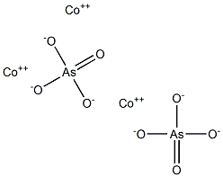 Cobalt(II) orthoarsenate,,结构式