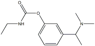 N-Ethylcarbamic acid 3-(1-dimethylaminoethyl)phenyl ester Structure