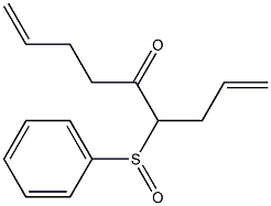 4-(Phenylsulfinyl)-1,8-nonadien-5-one Structure