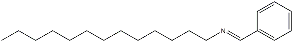 N-Benzylidene-N-tridecylamine Structure