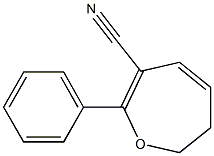 6,7-Dihydro-2-phenyloxepin-3-carbonitrile 结构式