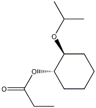 (1S,2S)-2-Isopropyloxycyclohexanol propionate Struktur