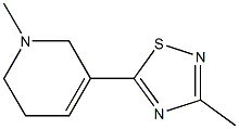 3-Methyl-5-[(1,2,5,6-tetrahydro-1-methylpyridin)-3-yl]-1,2,4-thiadiazole