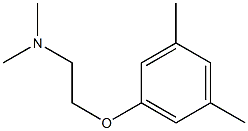 N,N-Dimethyl-2-(3,5-dimethylphenoxy)ethanamine Struktur