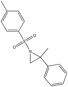 2-Phenyl-2-methyl-1-[(4-methylphenyl)sulfonyl]aziridine Structure