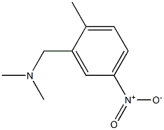 2,N,N-Trimethyl-5-nitrobenzenemethanamine,,结构式