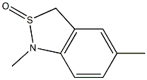 1,5-Dimethyl-1,3-dihydro-2,1-benzisothiazole 2-oxide Structure