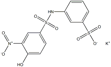 m-(4-Hydroxy-3-nitrophenylsulfonylamino)benzenesulfonic acid potassium salt