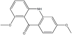 1,6-Dimethoxyacridin-9(10H)-one,,结构式