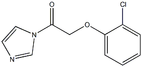 1-(1H-Imidazol-1-yl)-2-(2-chlorophenoxy)ethanone Struktur