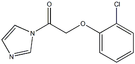 1-(1H-Imidazol-1-yl)-2-(2-chlorophenoxy)ethanone,,结构式