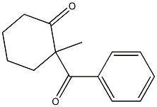 2-Benzoyl-2-methylcyclohexanone Struktur