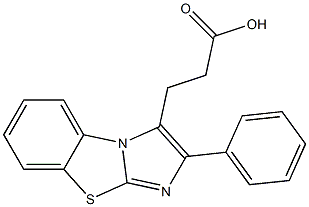 3-[2-(Phenyl)imidazo[2,1-b]benzothiazol-3-yl]propanoic acid