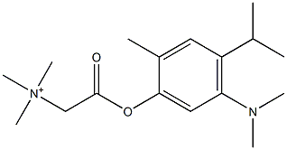 2-[5-(Dimethylamino)-4-isopropyl-2-methylphenoxy]-2-oxo-N,N,N-trimethylethanaminium