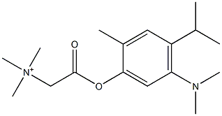  2-[5-(Dimethylamino)-4-isopropyl-2-methylphenoxy]-2-oxo-N,N,N-trimethylethanaminium