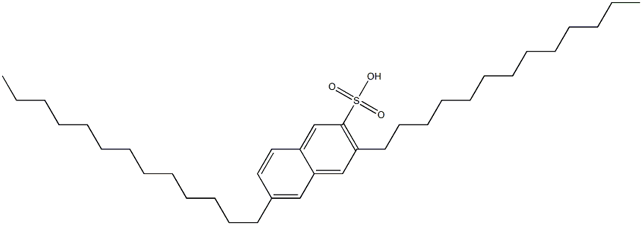 3,6-Ditridecyl-2-naphthalenesulfonic acid