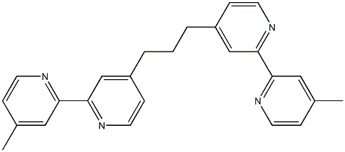 4,4''-Trimethylenebis(4'-methyl-2,2'-bipyridine) 结构式