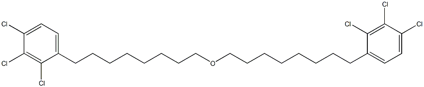 2,3,4-Trichlorophenyloctyl ether,,结构式