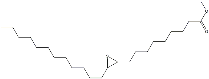 10,11-Epithiotricosanoic acid methyl ester Structure