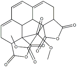 1,6,6a,7,9,9a,9b,9c,9d,10,12,12a-Dodecahydro-7,9,10,12-tetraoxo-8,11-dioxadicyclopenta[c,g]phenanthrene-9a,9d-dicarboxylic acid dimethyl ester Structure