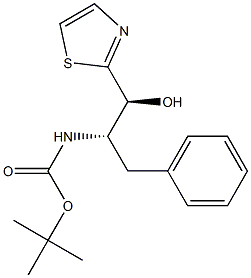 (1S,2S)-2-(tert-Butyloxycarbonylamino)-1-(2-thiazolyl)-3-phenylpropan-1-ol|