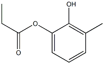 Propanoic acid 2-hydroxy-3-methylphenyl ester Structure